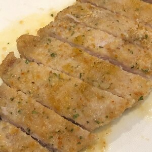 ハーブソルトで☆豚肉チーズパン粉焼き